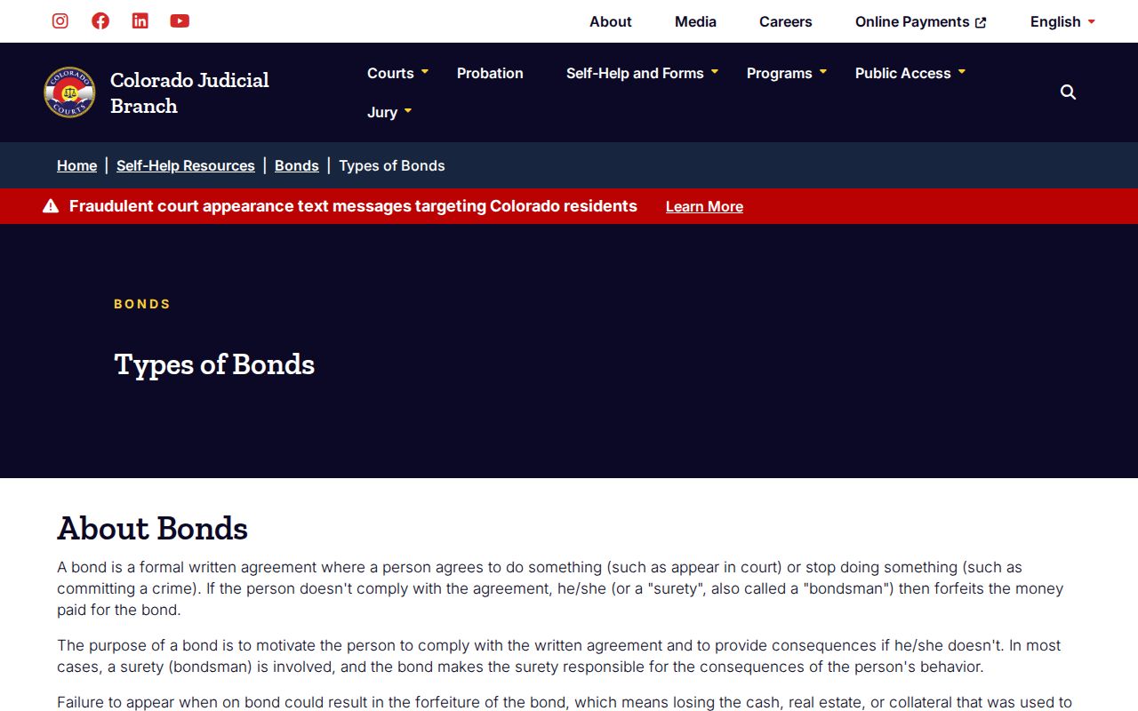 Jackson County warrant bond options